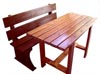 Panca e tavolo in legno massello di pino, realizzabile in varie misure. Come da foto: Panca cm 45 x 150 x h 85  COD. 030 Tavolo cm 70 x 150 x h 75 COD. 016